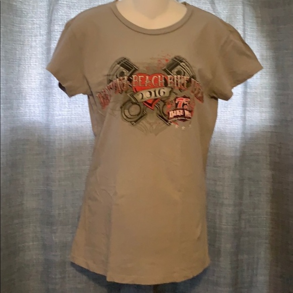 Ladies sz XL Hot Leathers Daytona Bike Week Shirt